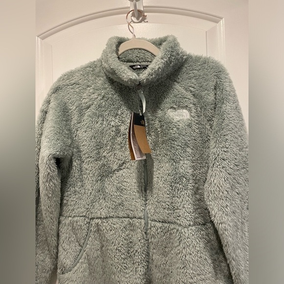 NWT THE NORTH FACE Suave Oso Long Girls Fleece Jadeite Green  size XL(18) - Picture 3 of 4